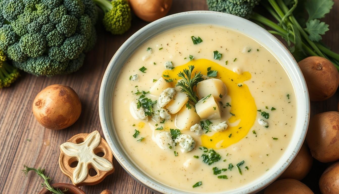 Cremige Brokkoli-Kartoffel-Suppe