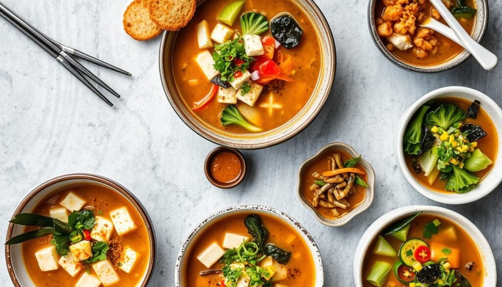 Moderne Miso Suppe Variationen