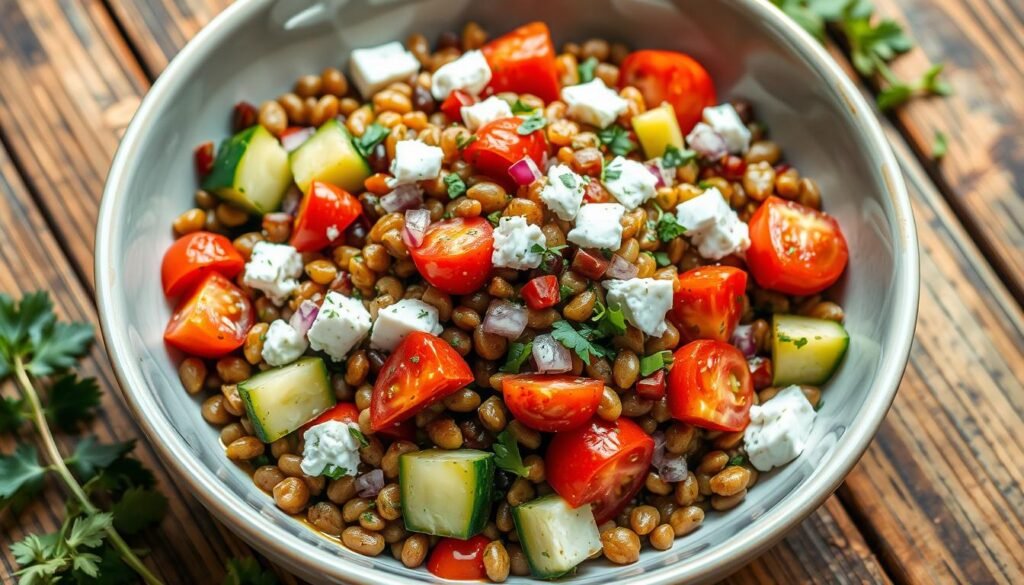 linsensalat feta